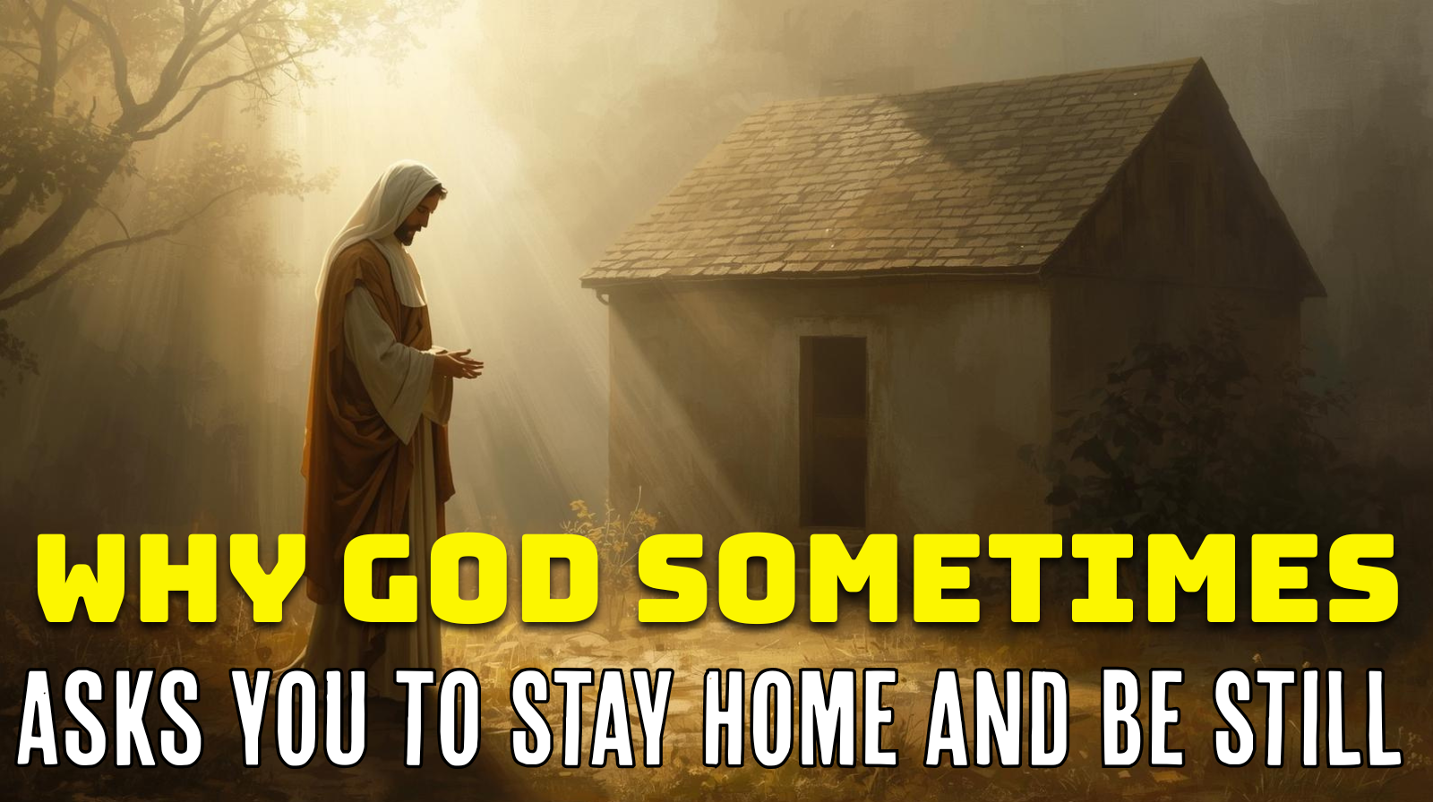 Why God Sometimes Asks You to Stay Home and Be Still