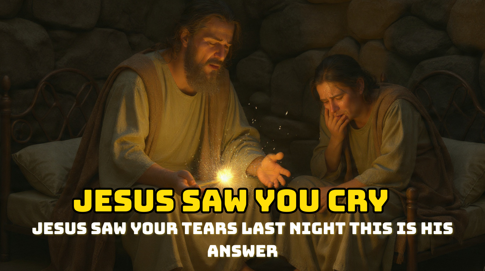 Jesus Saw Your Tears Last Night — This Is His Answer